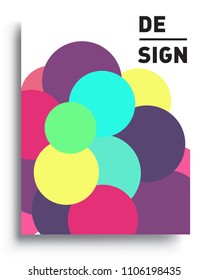 Abstract colorful background design with modern abstract pattern. Vector templates for modern design, cover, template, decorated, brochure, flyer.