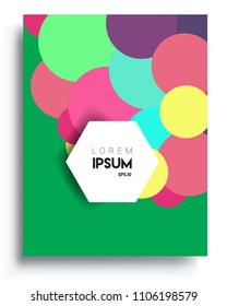 Abstract colorful background design with modern abstract pattern. Vector templates for modern design, cover, template, decorated, brochure, flyer.