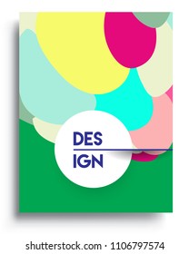 Abstract colorful background design with modern abstract pattern. Vector templates for modern design, cover, template, decorated, brochure, flyer.