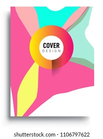 Abstract colorful background design with modern abstract pattern. Vector templates for modern design, cover, template, decorated, brochure, flyer.