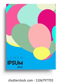 Abstract colorful background design with modern abstract pattern. Vector templates for modern design, cover, template, decorated, brochure, flyer.