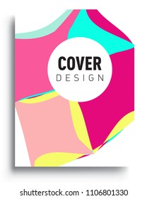 Abstract colorful background design with modern abstract pattern. Vector templates for modern design, cover, template, decorated, brochure, flyer.