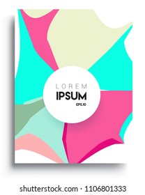 Abstract colorful background design with modern abstract pattern. Vector templates for modern design, cover, template, decorated, brochure, flyer.