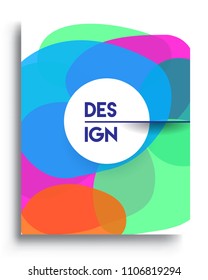 Abstract colorful background design with modern abstract pattern. Vector templates for modern design, cover, template, decorated, brochure, flyer.