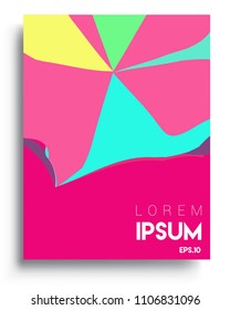 Abstract colorful background design with modern abstract pattern. Vector templates for modern design, cover, template, decorated, brochure, flyer.