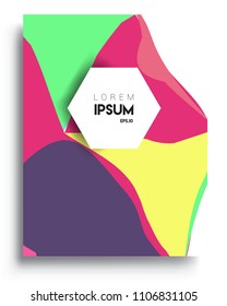 Abstract colorful background design with modern abstract pattern. Vector templates for modern design, cover, template, decorated, brochure, flyer.