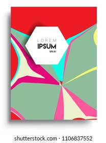 Abstract colorful background design with modern abstract pattern. Vector templates for modern design, cover, template, decorated, brochure, flyer.