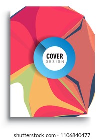 Abstract colorful background design with modern abstract pattern. Vector templates for modern design, cover, template, decorated, brochure, flyer.