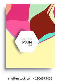 Abstract colorful background design with modern abstract pattern. Vector templates for modern design, cover, template, decorated, brochure, flyer.