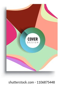 Abstract colorful background design with modern abstract pattern. Vector templates for modern design, cover, template, decorated, brochure, flyer.