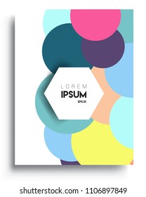 Abstract colorful background design with modern abstract pattern. Vector templates for modern design, cover, template, decorated, brochure, flyer.