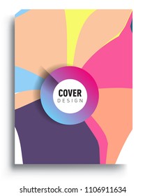 Abstract colorful background design with modern abstract pattern. Vector templates for modern design, cover, template, decorated, brochure, flyer.