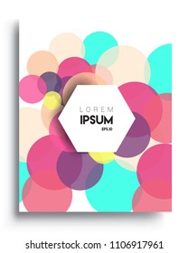 Abstract colorful background design with modern abstract pattern. Vector templates for modern design, cover, template, decorated, brochure, flyer.