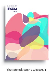 Abstract colorful background design with modern abstract pattern. Vector templates for modern design, cover, template, decorated, brochure, flyer.