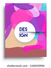 Abstract colorful background design with modern abstract pattern. Vector templates for modern design, cover, template, decorated, brochure, flyer.