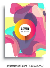 Abstract colorful background design with modern abstract pattern. Vector templates for modern design, cover, template, decorated, brochure, flyer.