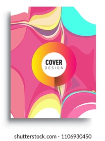 Abstract colorful background design with modern abstract pattern. Vector templates for modern design, cover, template, decorated, brochure, flyer.