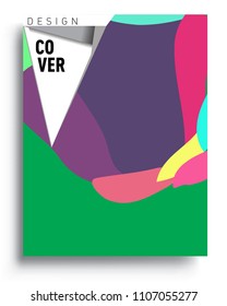 Abstract colorful background design with modern abstract pattern. Vector templates for modern design, cover, template, decorated, brochure, flyer.