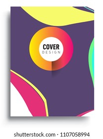 Abstract colorful background design with modern abstract pattern. Vector templates for modern design, cover, template, decorated, brochure, flyer.