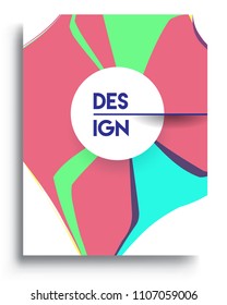 Abstract colorful background design with modern abstract pattern. Vector templates for modern design, cover, template, decorated, brochure, flyer.