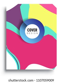 Abstract colorful background design with modern abstract pattern. Vector templates for modern design, cover, template, decorated, brochure, flyer.
