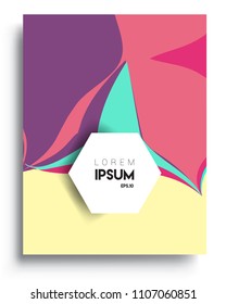 Abstract colorful background design with modern abstract pattern. Vector templates for modern design, cover, template, decorated, brochure, flyer.