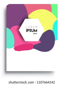 Abstract colorful background design with modern abstract pattern. Vector templates for modern design, cover, template, decorated, brochure, flyer.
