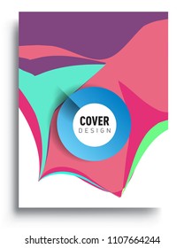 Abstract colorful background design with modern abstract pattern. Vector templates for modern design, cover, template, decorated, brochure, flyer.
