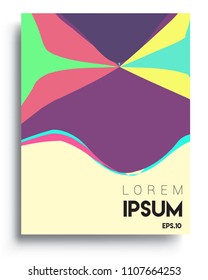 Abstract colorful background design with modern abstract pattern. Vector templates for modern design, cover, template, decorated, brochure, flyer.
