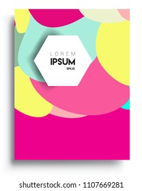 Abstract colorful background design with modern abstract pattern. Vector templates for modern design, cover, template, decorated, brochure, flyer.