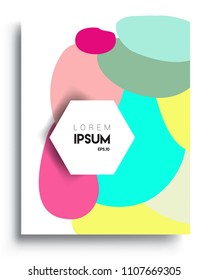 Abstract colorful background design with modern abstract pattern. Vector templates for modern design, cover, template, decorated, brochure, flyer.