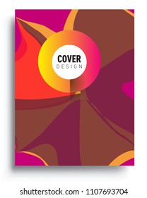 Abstract colorful background design with modern abstract pattern. Vector templates for modern design, cover, template, decorated, brochure, fly