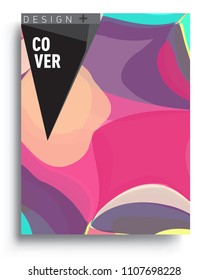 Abstract colorful background design with modern abstract pattern. Vector templates for modern design, cover, template, decorated, brochure, flyer