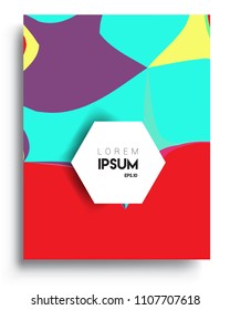 Abstract colorful background design with modern abstract pattern. Vector templates for modern design, cover, template, decorated, brochure, flyer.