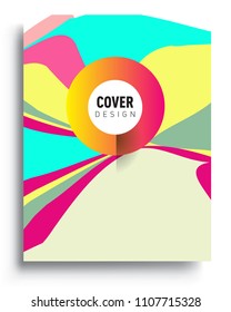 Abstract colorful background design with modern abstract pattern. Vector templates for modern design, cover, template, decorated, brochure, flyer.