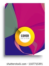 Abstract colorful background design with modern abstract pattern. Vector templates for modern design, cover, template, decorated, brochure, flyer.