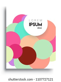 Abstract colorful background design with modern abstract pattern. Vector templates for modern design, cover, template, decorated, brochure, flyer.