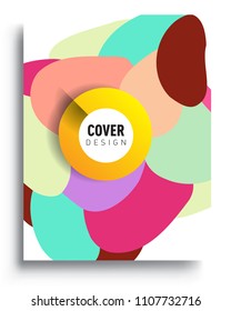 Abstract colorful background design with modern abstract pattern. Vector templates for modern design, cover, template, decorated, brochure, flyer.