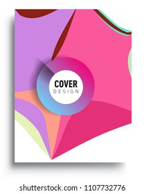 Abstract colorful background design with modern abstract pattern. Vector templates for modern design, cover, template, decorated, brochure, flyer.