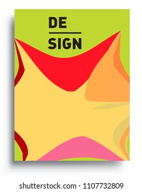Abstract colorful background design with modern abstract pattern. Vector templates for modern design, cover, template, decorated, brochure, flyer.