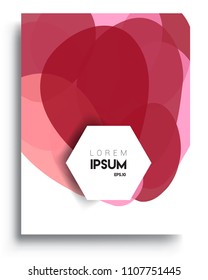 Abstract colorful background design with modern abstract pattern. Vector templates for modern design, cover, template, decorated, brochure, flyer.