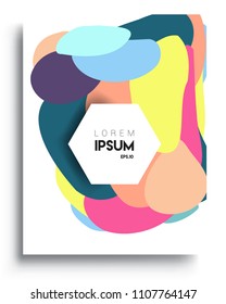 Abstract colorful background design with modern abstract pattern. Vector templates for modern design, cover, template, decorated, brochure, flyer.