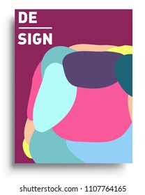 Abstract colorful background design with modern abstract pattern. Vector templates for modern design, cover, template, decorated, brochure, flyer.