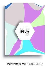 Abstract colorful background design with modern abstract pattern. Vector templates for modern design, cover, template, decorated, brochure, flyer.