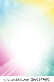 Diseño de fondo colorido Abstractas con efecto de desenfoque suave para el Anuncio del volante