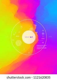 Abstract colorful background. Design template. Vector illustration for design.  
