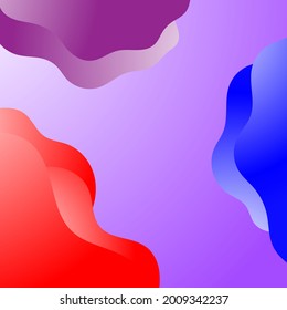 cartel de la plantilla de diseño de fondo colorido abstracto