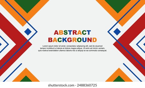 Abstract Colorful Background Design Template. Banner Wallpaper Vector Illustration. Colorful Rainbow Illustration