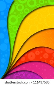 Abstract colorful background for design. Vector illustration