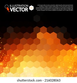 Abstract colorful background for design. Vector illustration